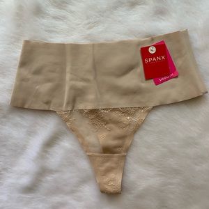 NWT Spanx Lace Thong size Medium